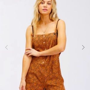 Billabong Wave Watch Short Overall Romper